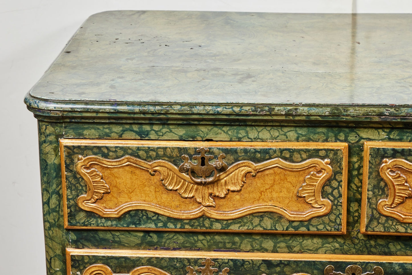 Faux Marbled, Venetian Commode