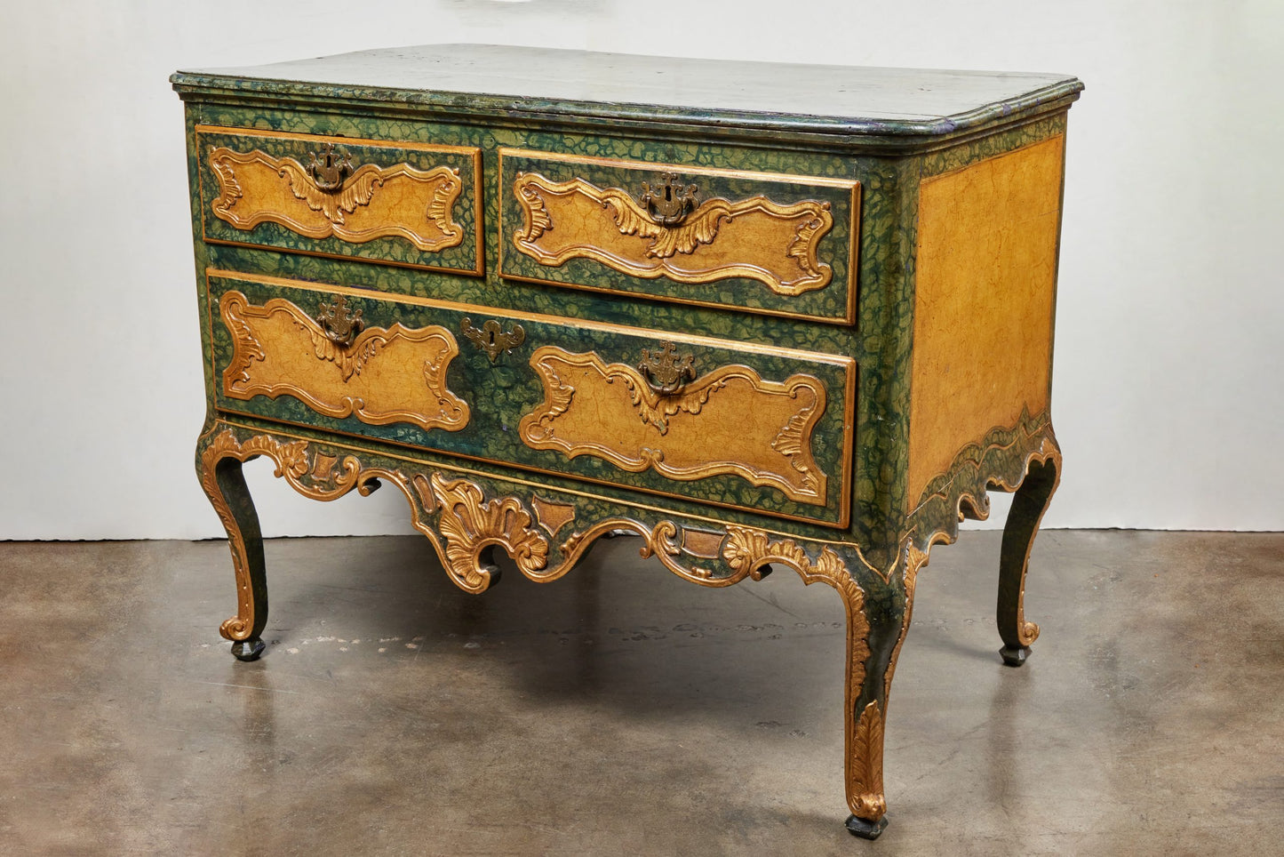 Faux Marbled, Venetian Commode