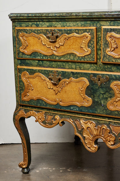 Faux Marbled, Venetian Commode