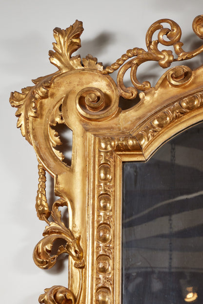 Large, Mid-19th Century Giltwood Mirror