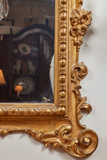 Large, Mid-19th Century Giltwood Mirror