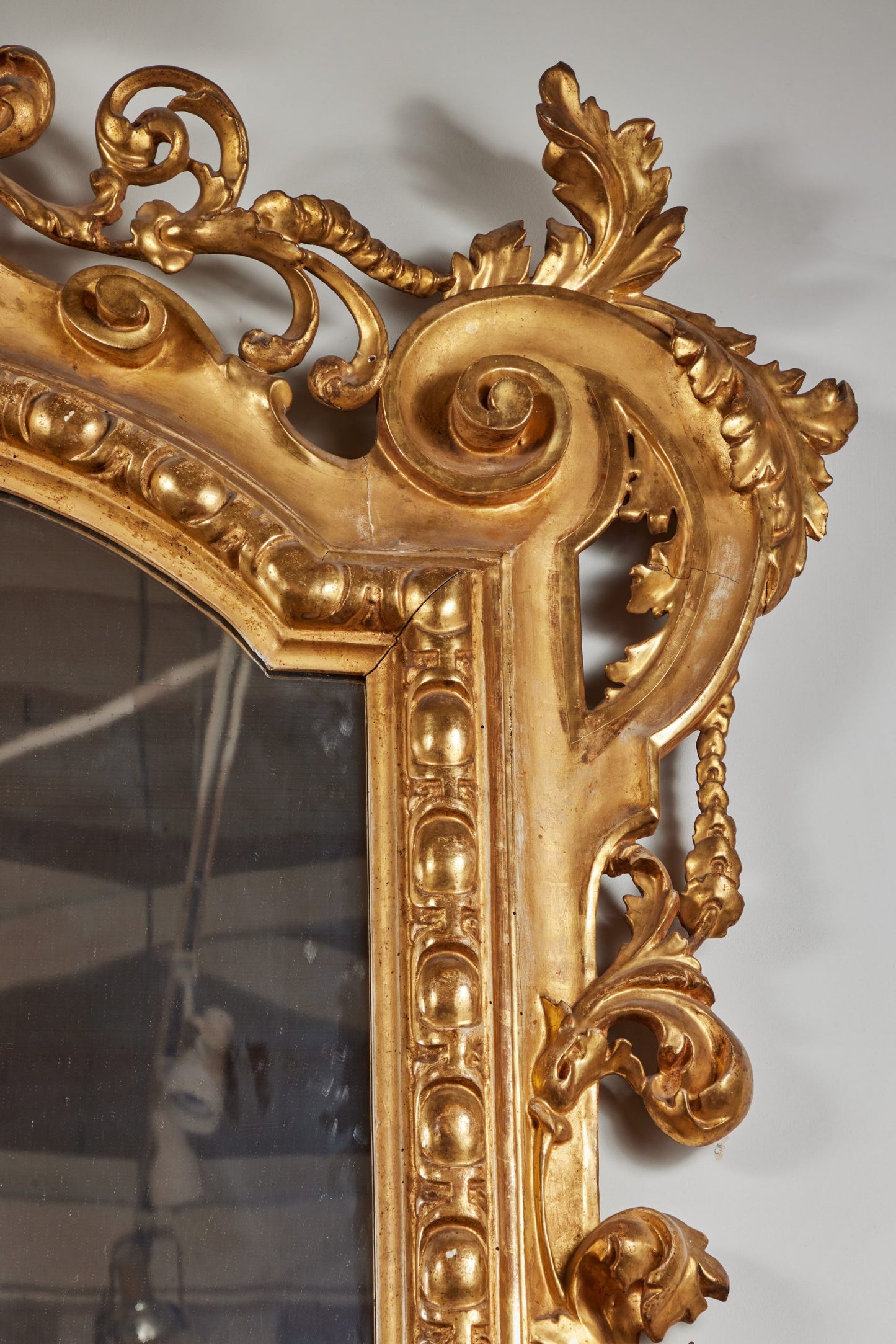 Large, Mid-19th Century Giltwood Mirror