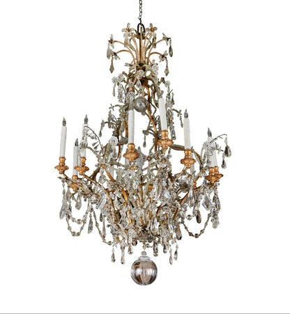 Richly Embellished, Italian Chandelier