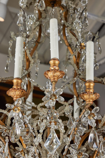 Richly Embellished, Italian Chandelier