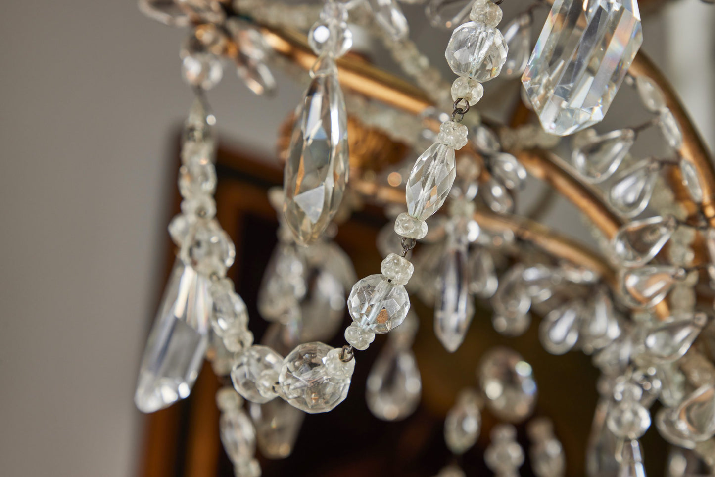 Richly Embellished, Italian Chandelier