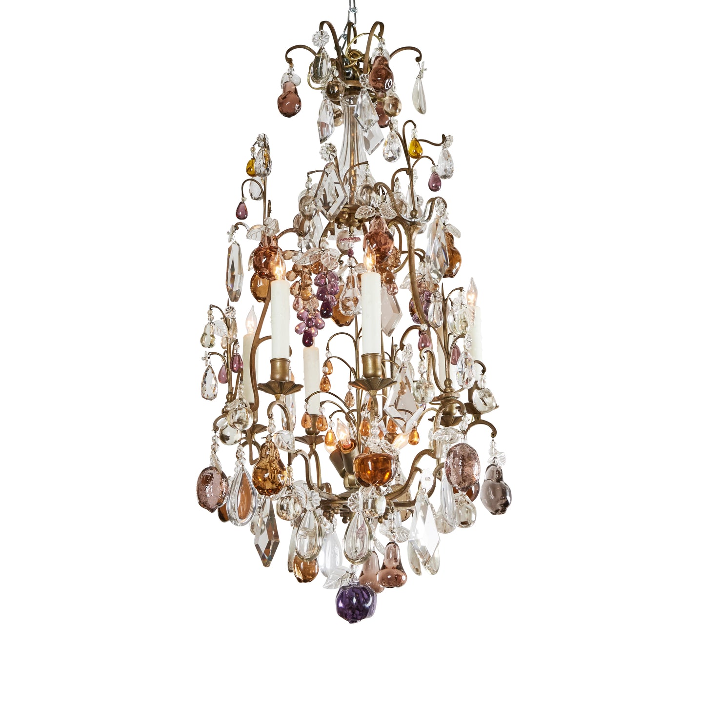 Louis XV Style Chandelier with Fruits