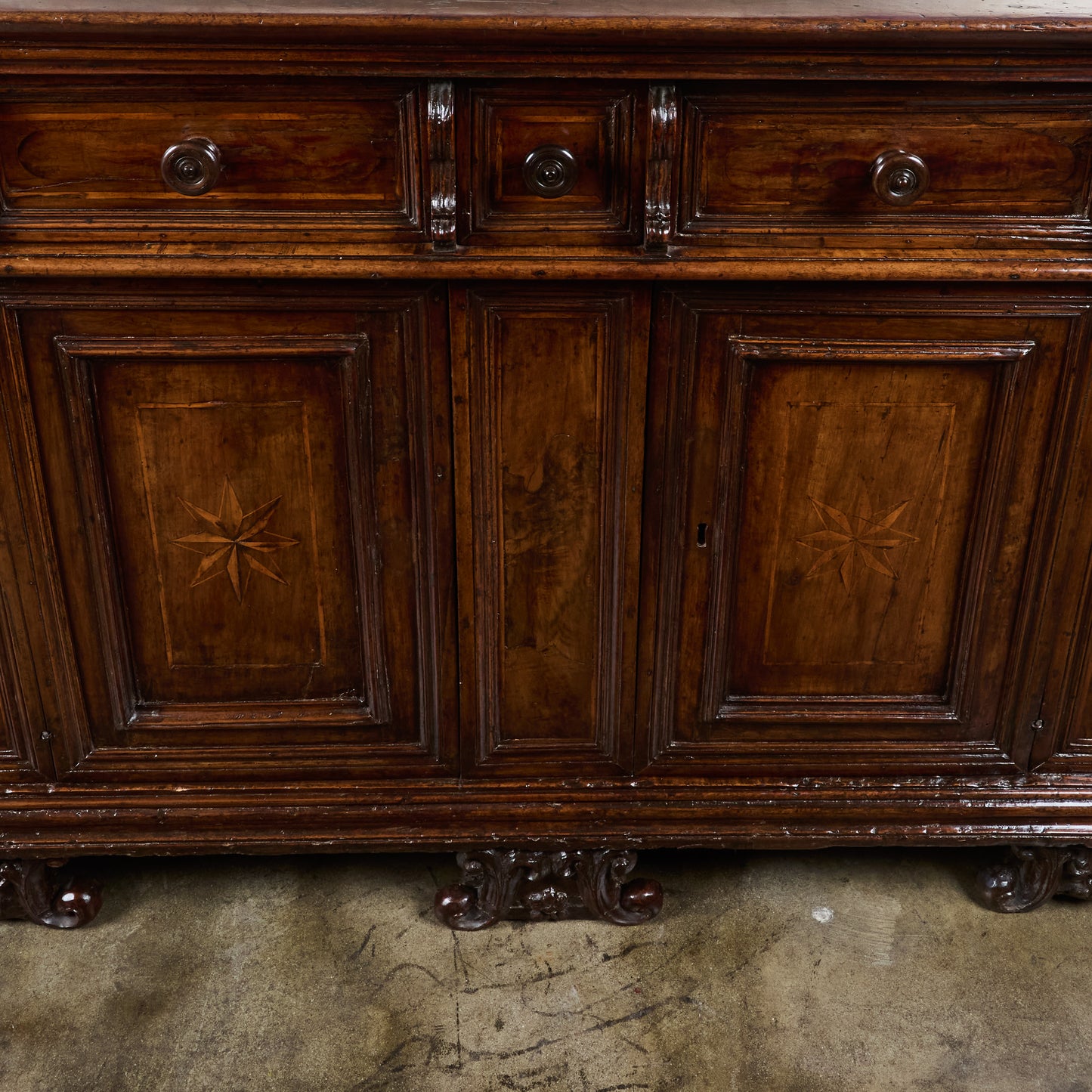 17th Century Tuscan Walnut Buffet