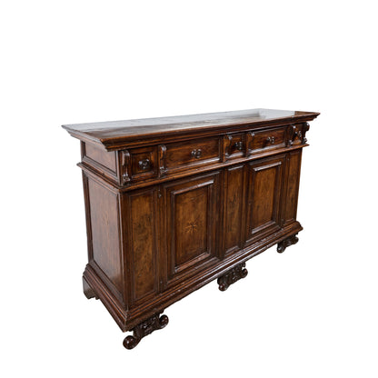 17th Century Tuscan Walnut Buffet