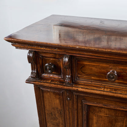 17th Century Tuscan Walnut Buffet