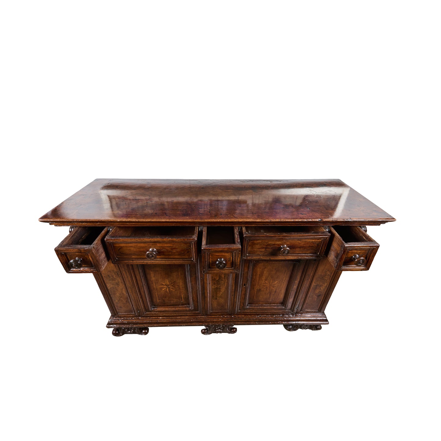 17th Century Tuscan Walnut Buffet