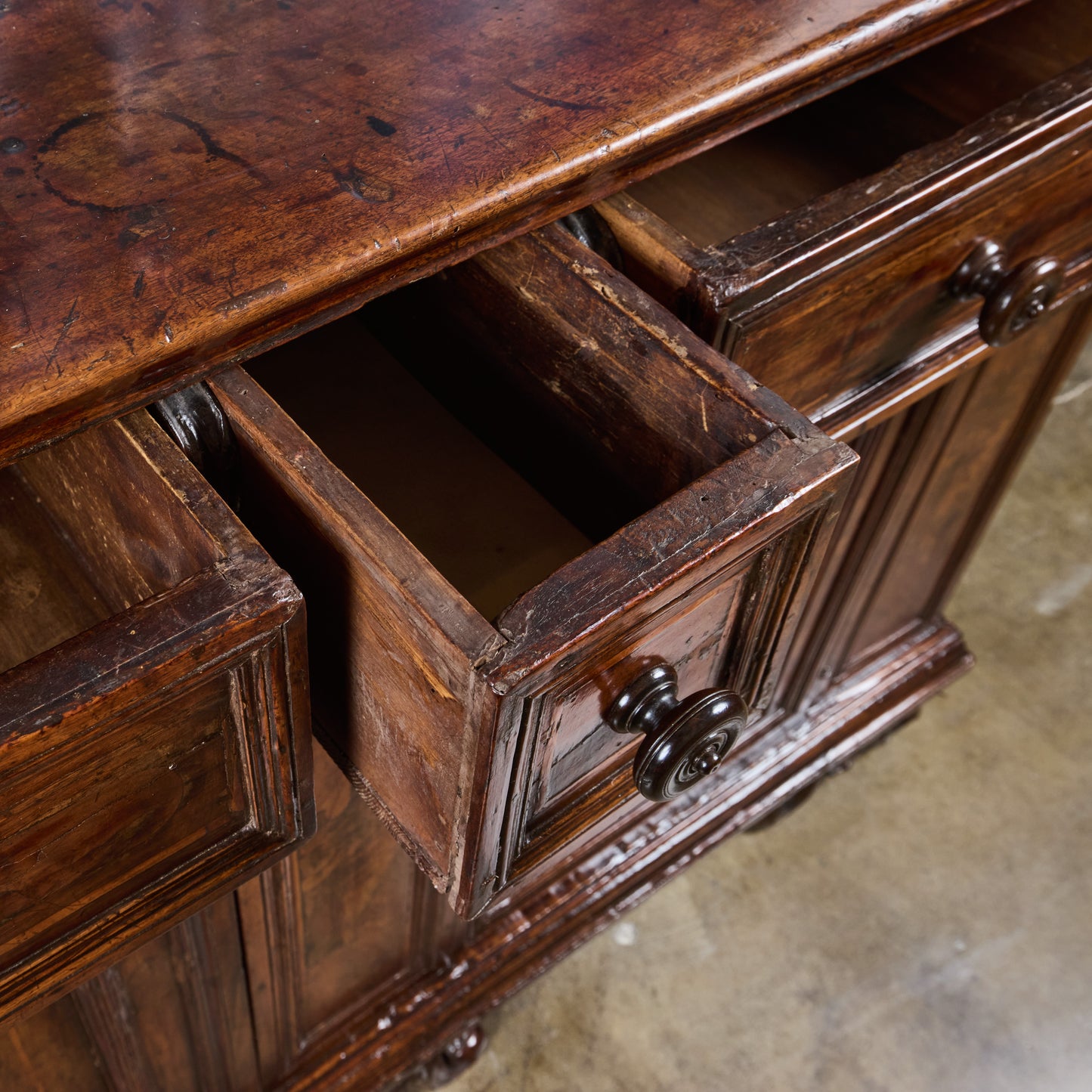 17th Century Tuscan Walnut Buffet