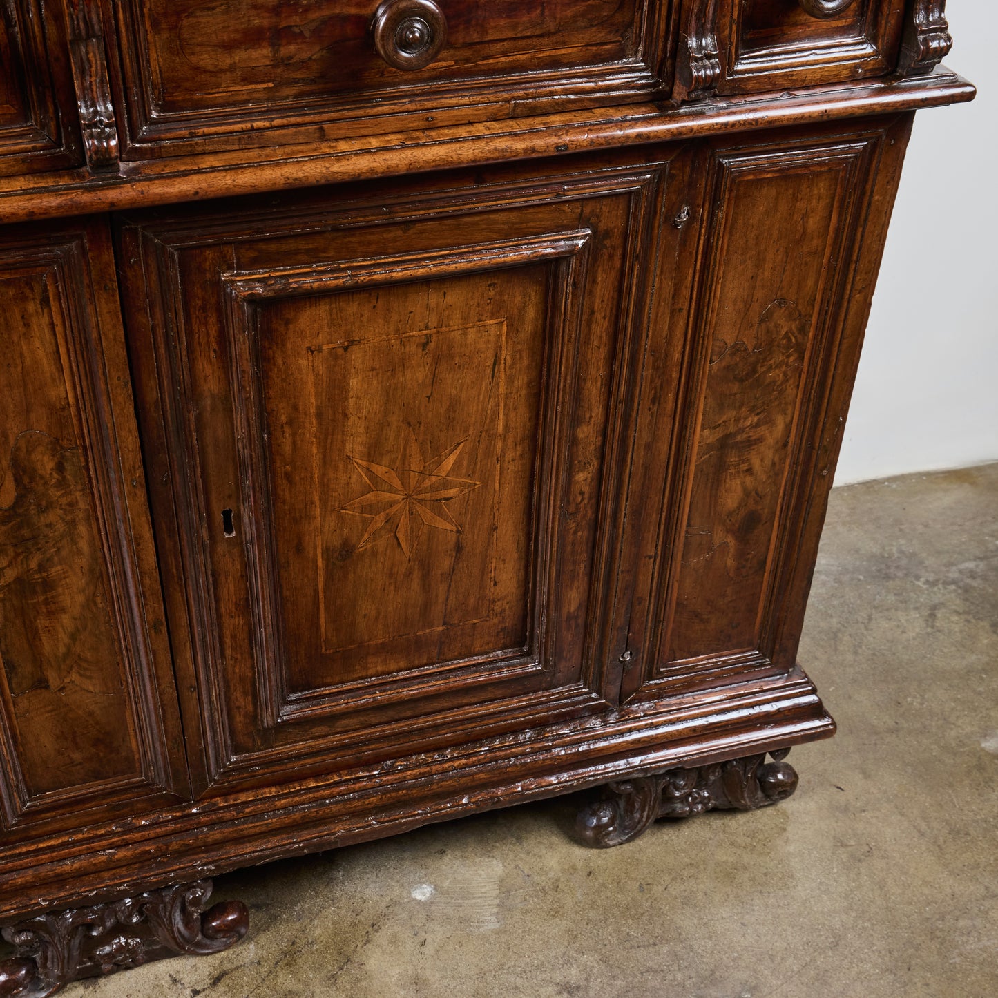 17th Century Tuscan Walnut Buffet