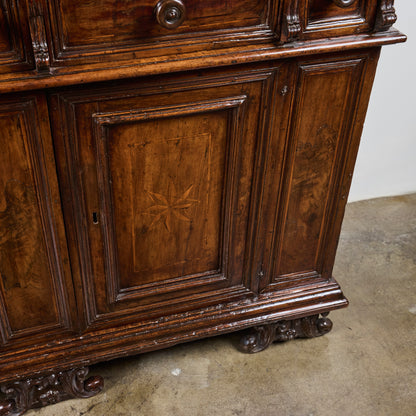 17th Century Tuscan Walnut Buffet