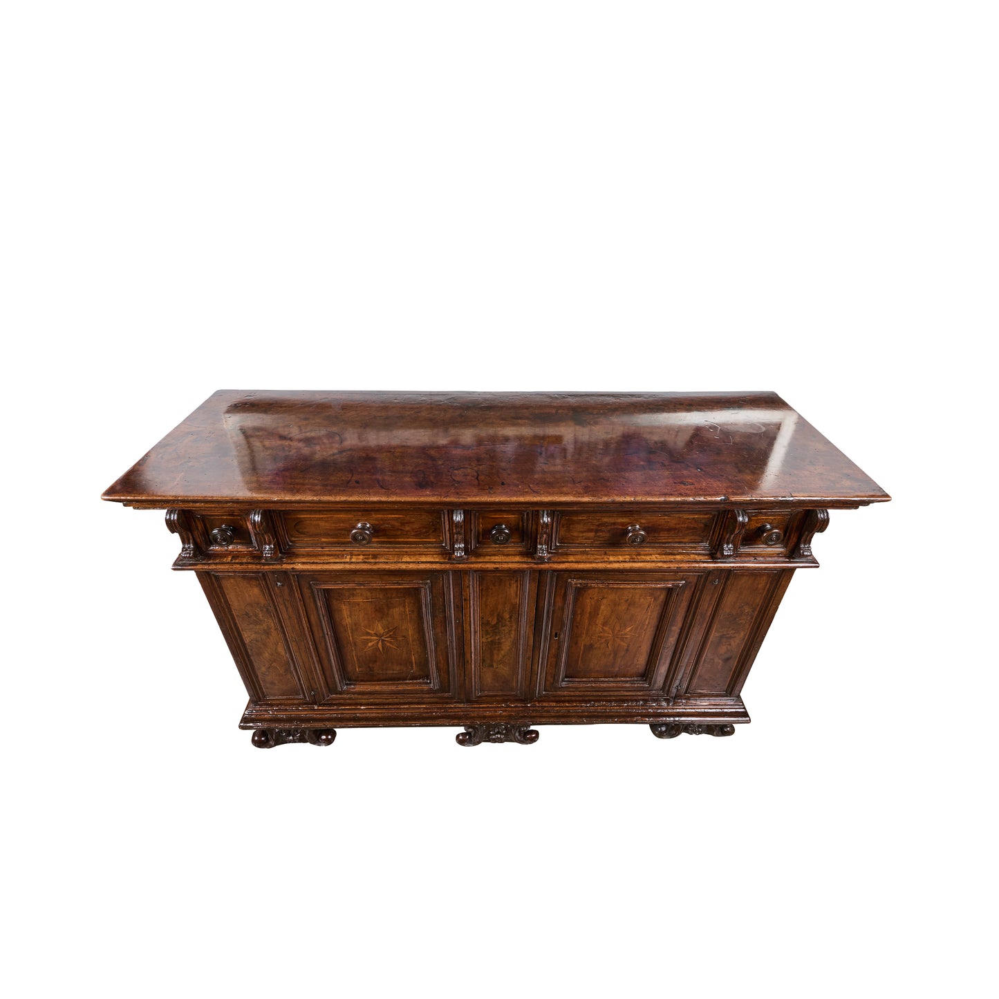17th Century Tuscan Walnut Buffet