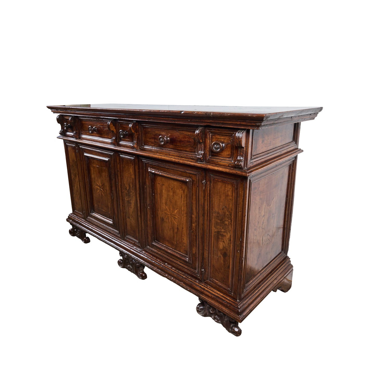 17th Century Tuscan Walnut Buffet