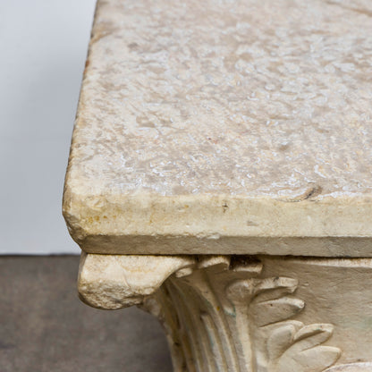 18th Century Carrara Marble Capital