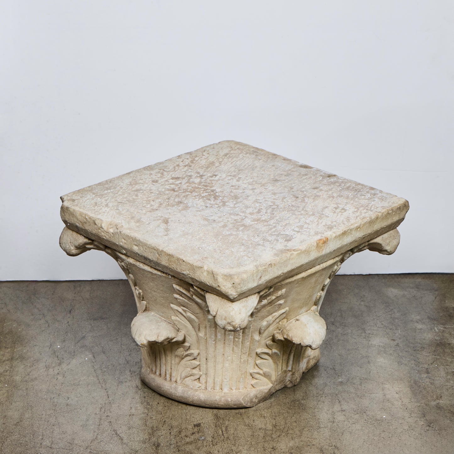 18th Century Carrara Marble Capital