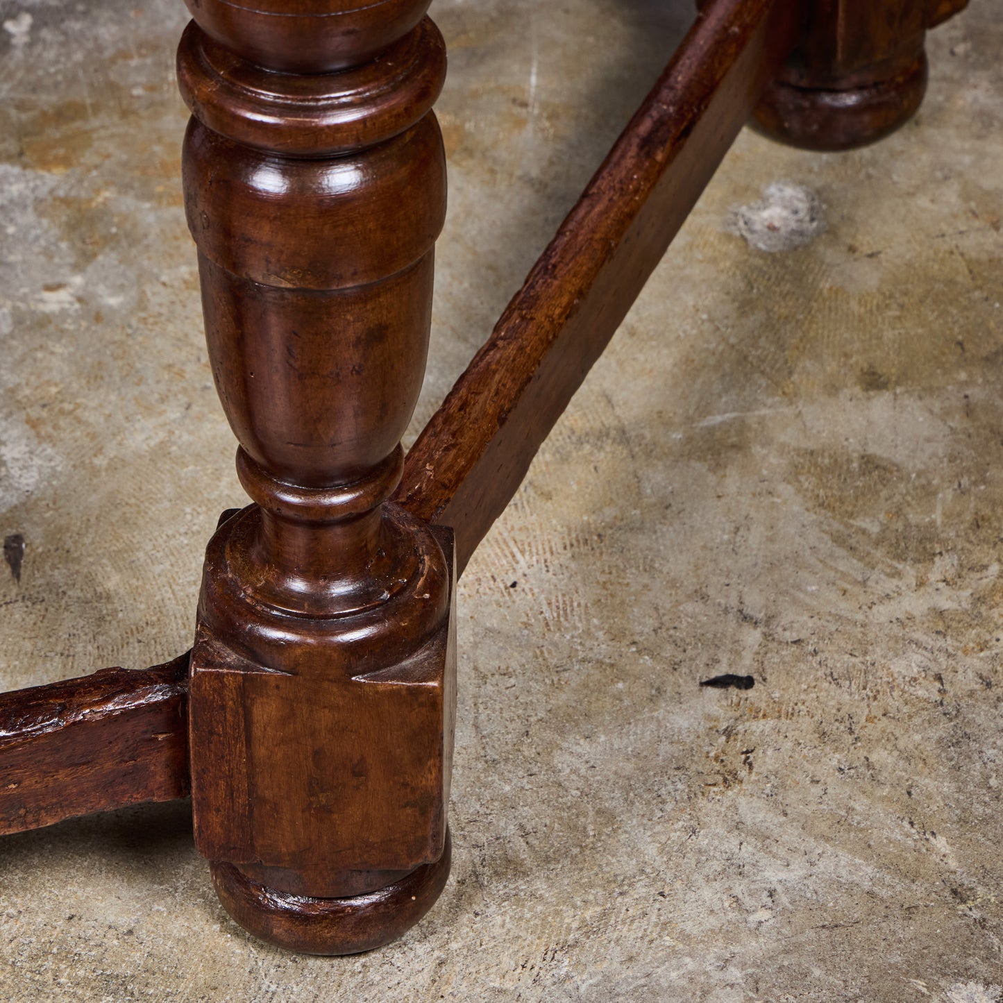 19th Century Tuscan Octagonal Shaped Walnut and Pine Table
