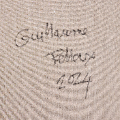 Mixed media on canvas signed and dated on reverse Guillaume Pelleux, 2024.