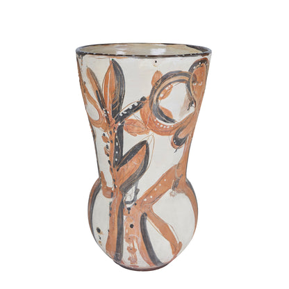 Large Polychrome Pottery Vase