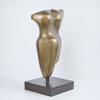 Bronze Abstract Torso by Robert Glover