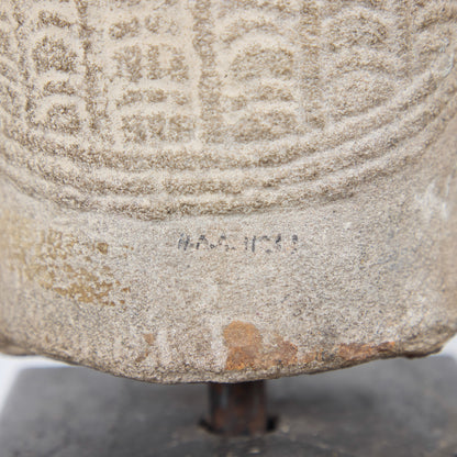 Cast Stone Head of a Bodhisattva