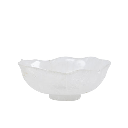 Elegant Small Rock Crystal Bowl