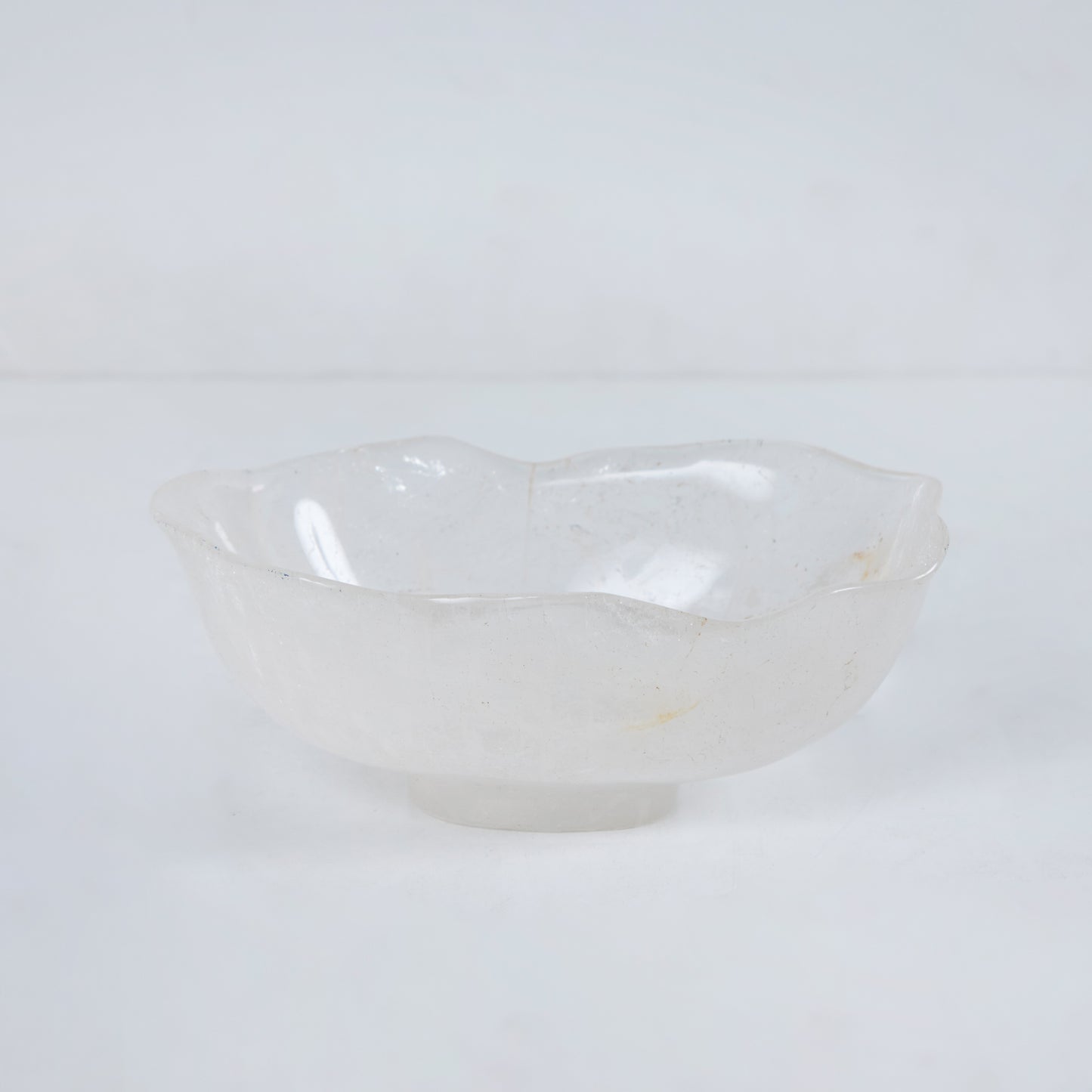 Elegant Small Rock Crystal Bowl