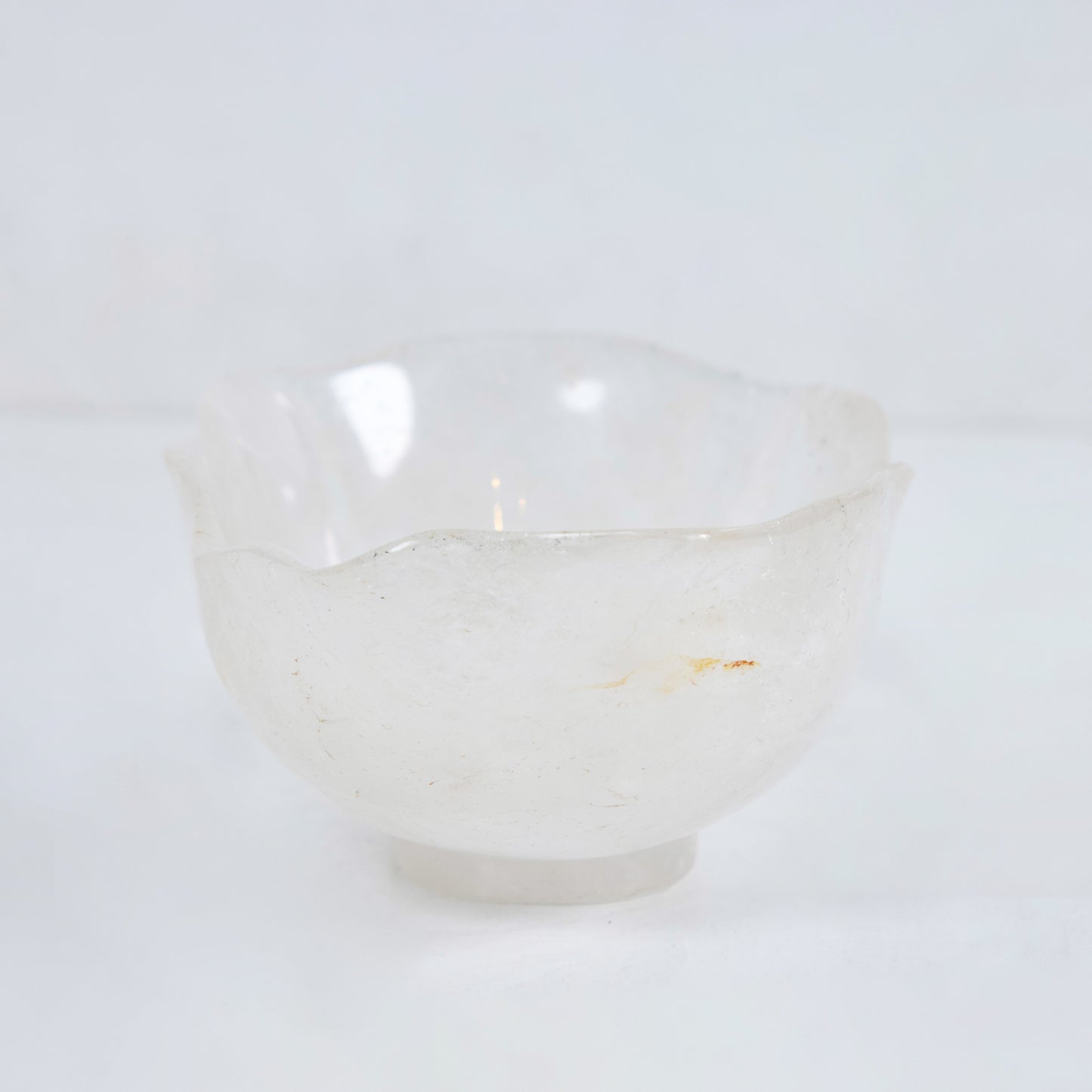 Elegant Small Rock Crystal Bowl