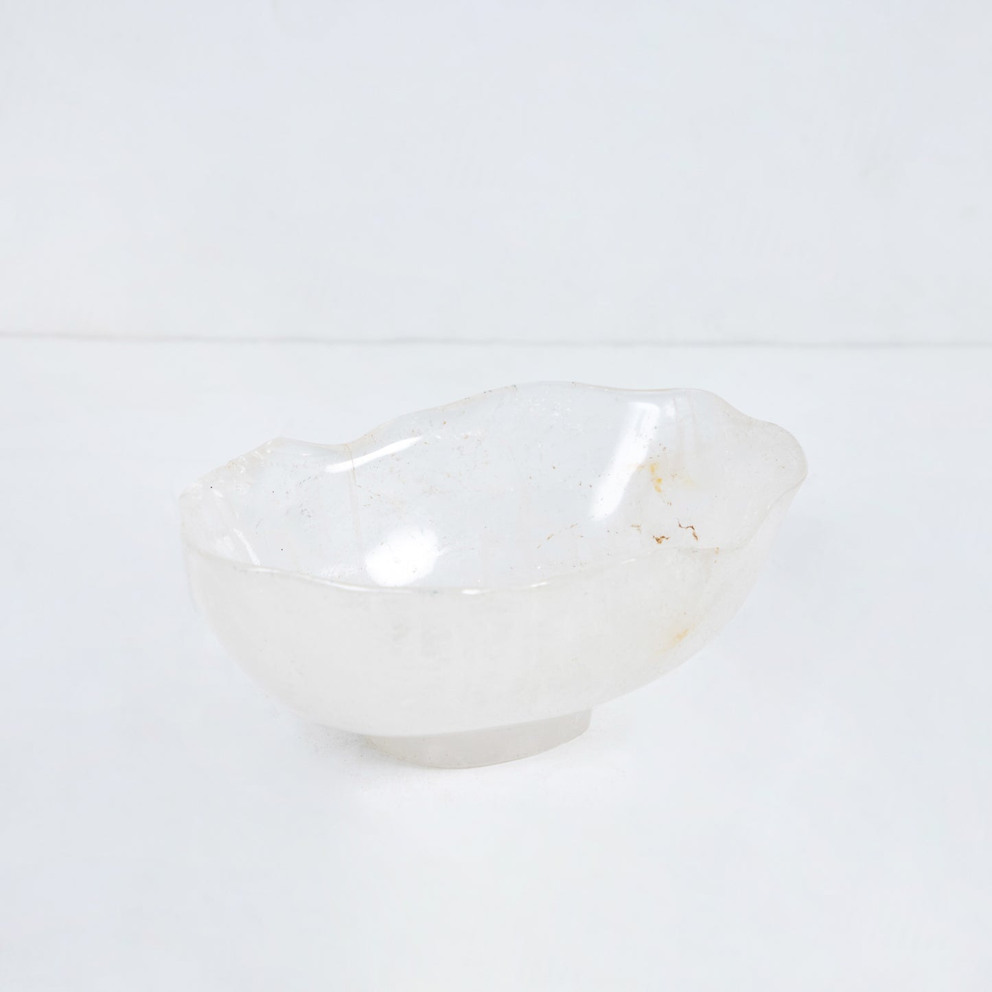 Elegant Small Rock Crystal Bowl