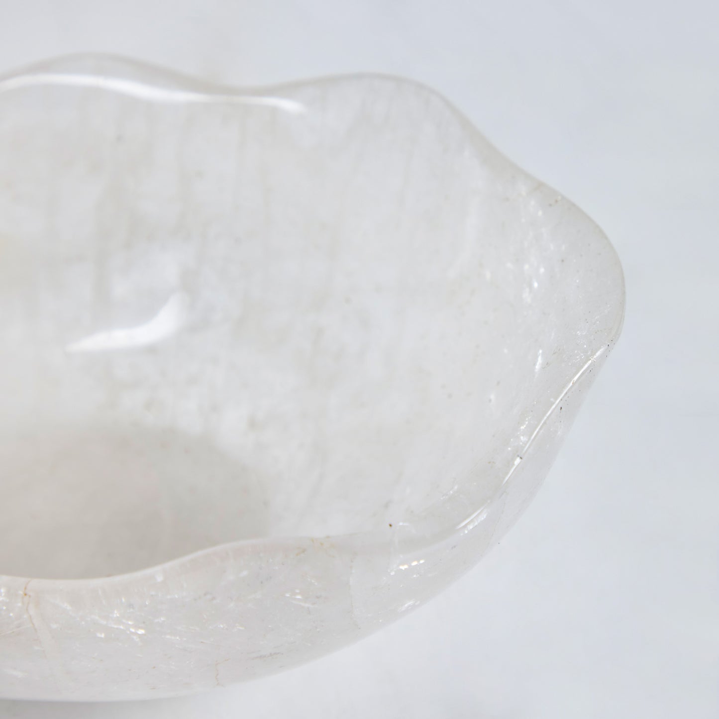 Elegant Small Rock Crystal Bowl