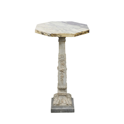 Roman Marble Pedestal Table