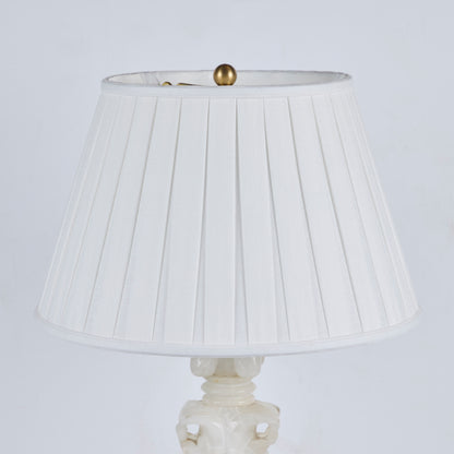 Pair Marbro Company Alabaster Lamps