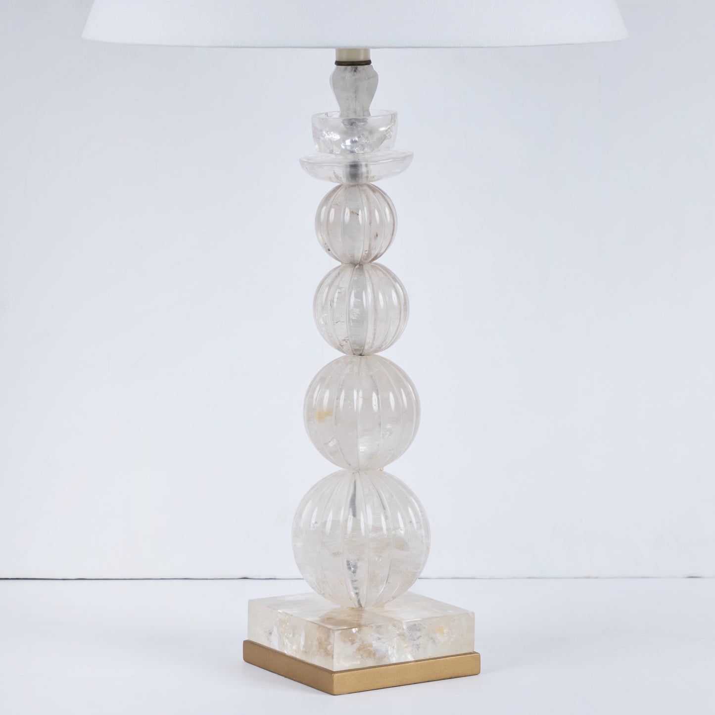 Rock Crystal Sphere Lamp