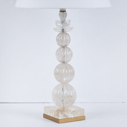 Rock Crystal Sphere Lamp