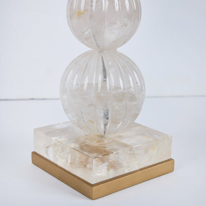 Rock Crystal Sphere Lamp