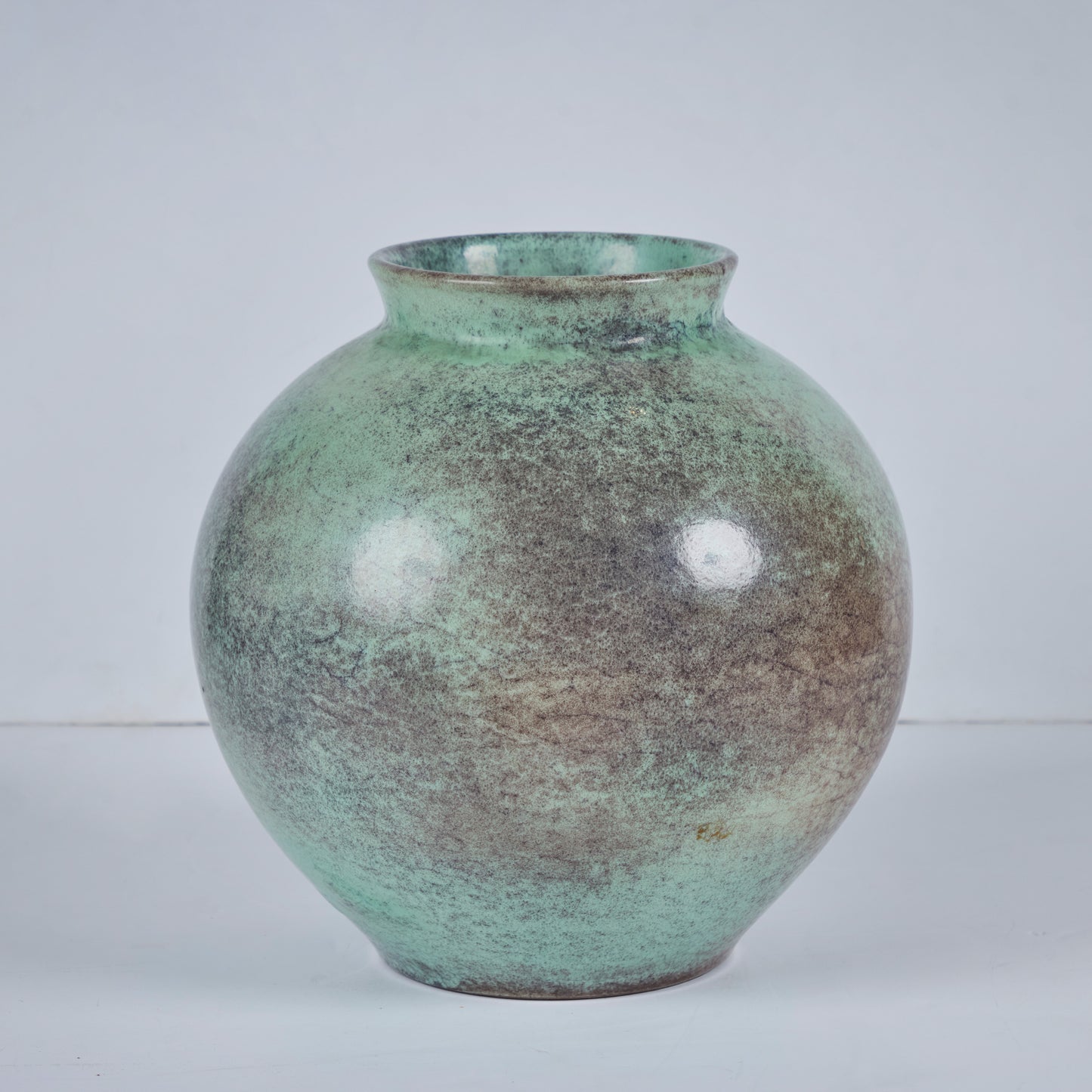 Mid-Century Italian Glazed Pottery Vase