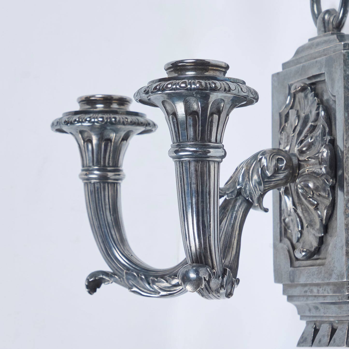 Maison Jansen Silvered Sconces