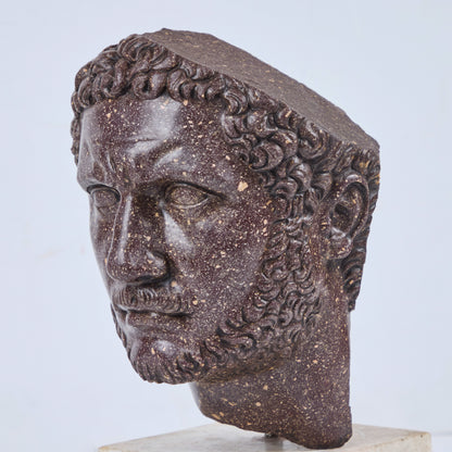 Porphyry Head of Marcus Aurelius