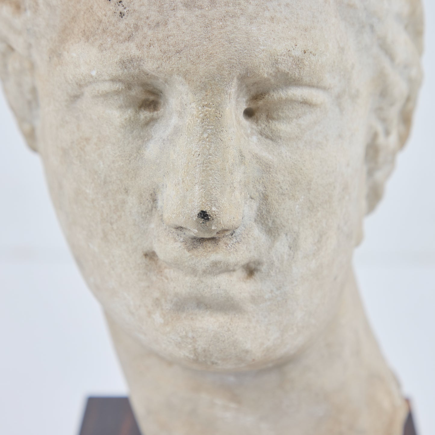 Roman Carrara Marble Head of Diana