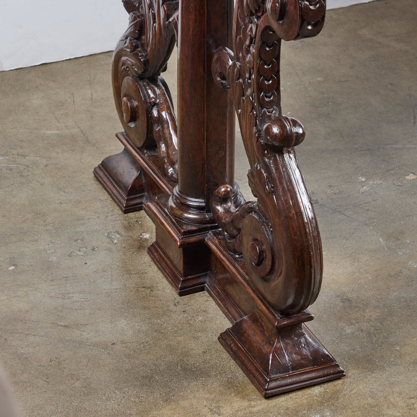 Period Renaissance Walnut Center Table