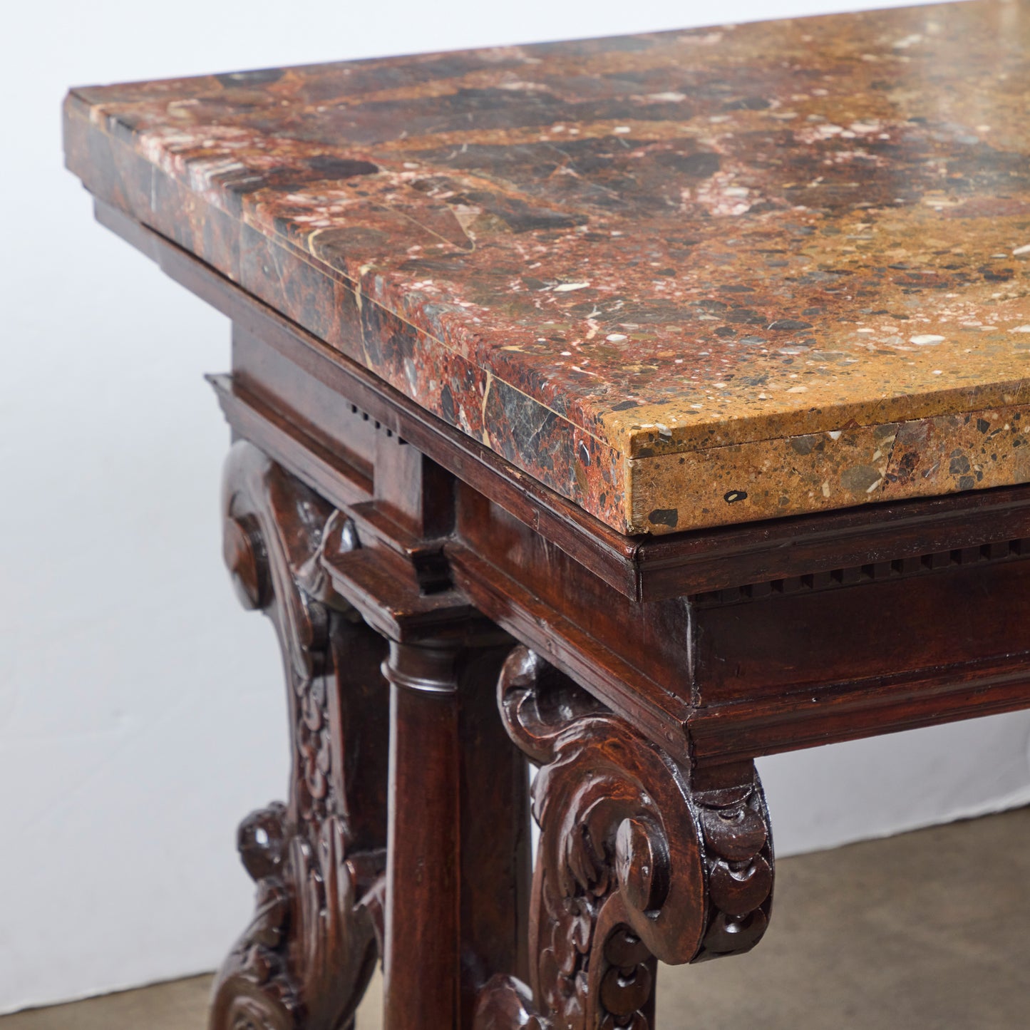 Period Renaissance Walnut Center Table