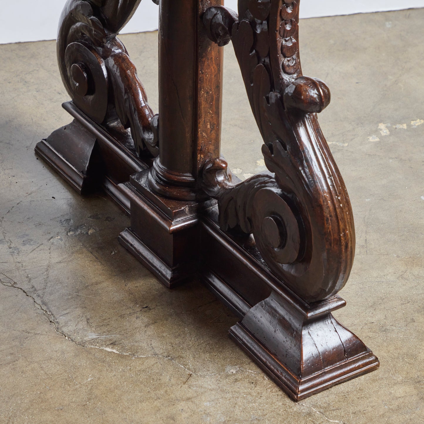 Period Renaissance Walnut Center Table