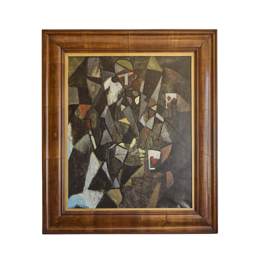Cubist Oil on Canvas Painting