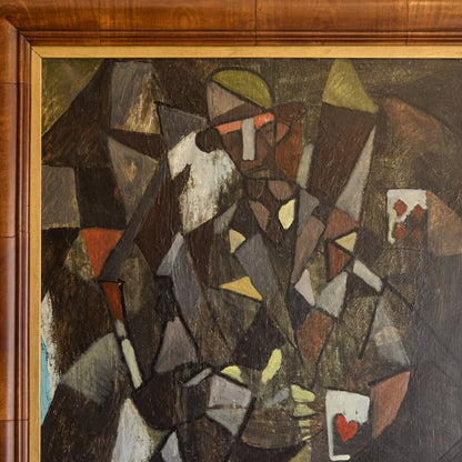 Cubist Oil on Canvas Painting