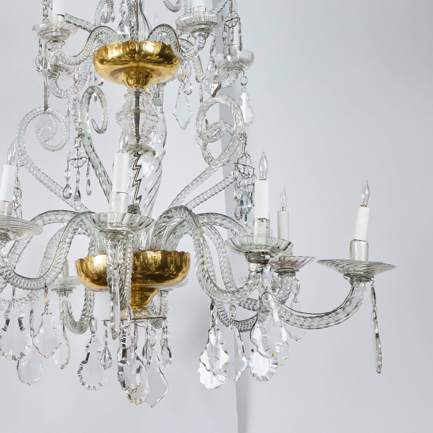 Hand-Blown Glass Venetian Chandelier