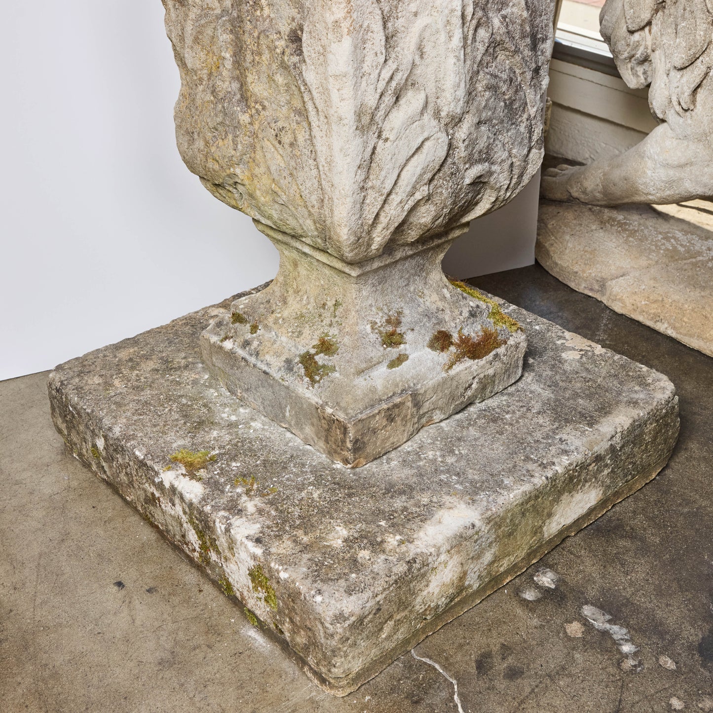 English Portland Stone and Brass Sundial