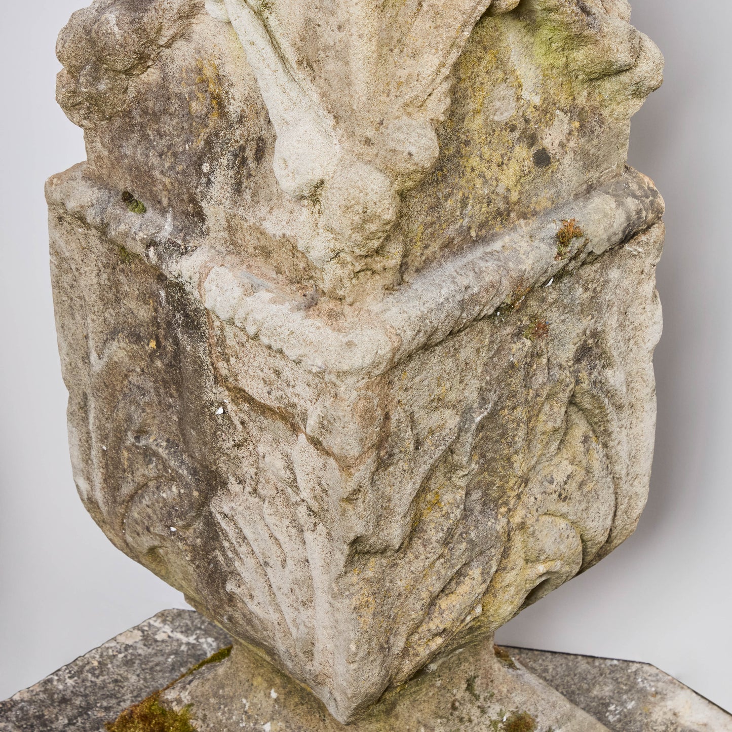 English Portland Stone and Brass Sundial