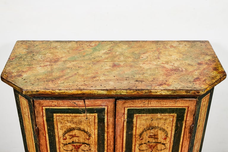 Two, 18th Century, Italian, Hand Painted Cabinets