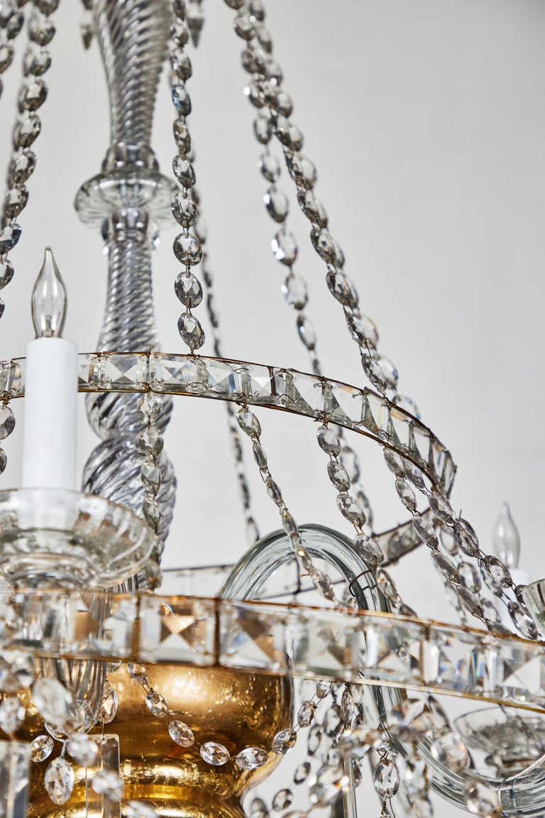 Italian, 1950s, Crystal Chandelier